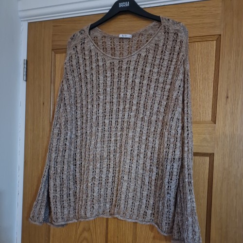 Ladies gold evening knitted - gold,