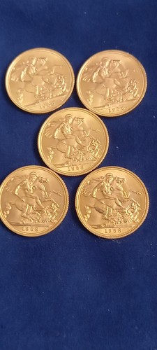 1958 full gold sovereign - 1958,