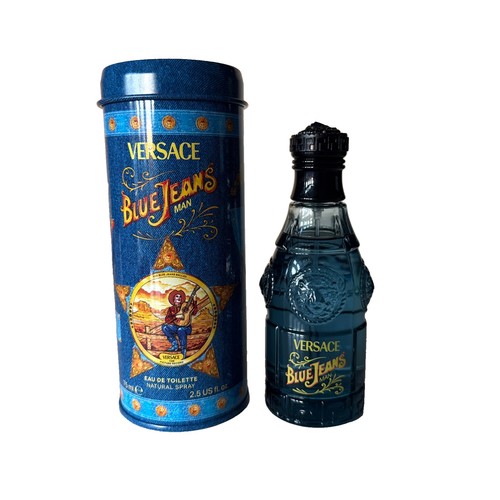Versace blue jeans for men - blue,