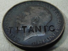 OLD ONE PENNY COIN 1912 THE