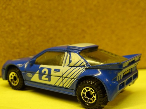 Matchbox ford rs200 blue 2 - rs200, in