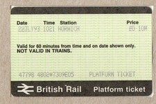 Norwich E05 - APTIS platform ticket - Norfolk - now Greater Anglia