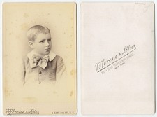 CAB PHOTO PORTRAIT OF A BOY W/