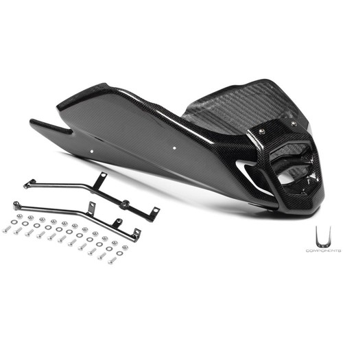 Engine spoiler shined carbon - engine,