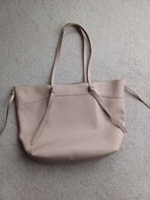 Zara Beige Large Shoulder Bag