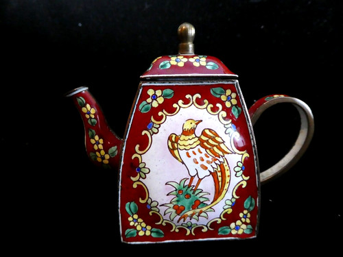 Vintage trade aid coffee pot - trade,