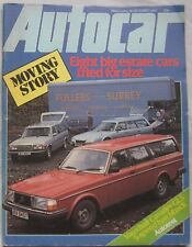 Autocar magazine 18 December 1982 featuring Vauxhall Cavalier road test, Singer