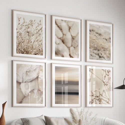 Beige botanical wall art - botanical,