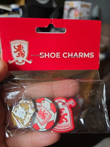 Middlesbrough shoe charms - shoe,