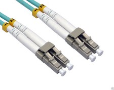 10m OM3 Aqua Fibre Optic LC LC