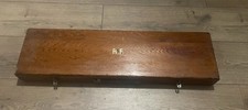 Antique Shotgun Case oak Wood c1900 Untouched Hardwood