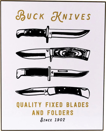 Buck knives quality blades - quality, tin