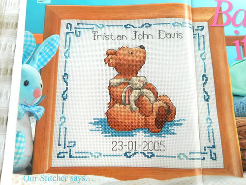 Teddy bear baby birth - birth, sampler