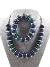 Beaded Necklace & Bracelet Set