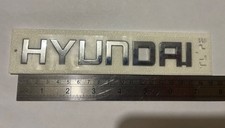 Hyundai Rear Lettered Badge