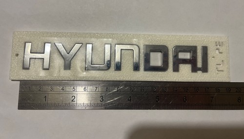 Hyundai rear lettered badge - hyundai,
