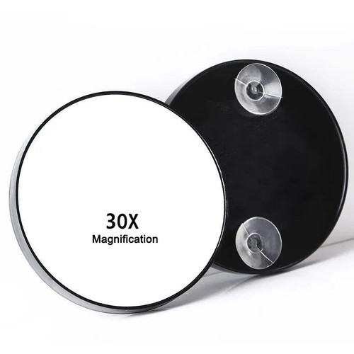 Round magnifying makeup mirror - makeup,