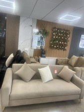 Bespoke Beige Velvet Satin