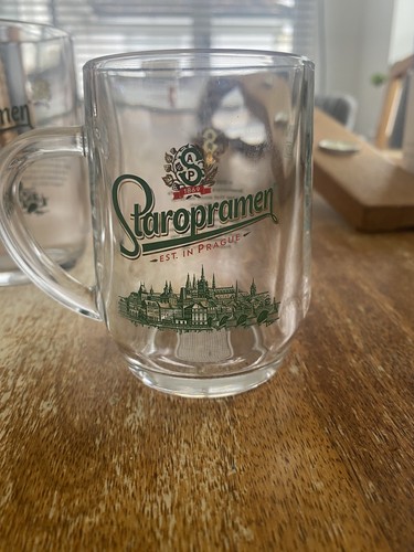 Staropramen glass pint - 1, x