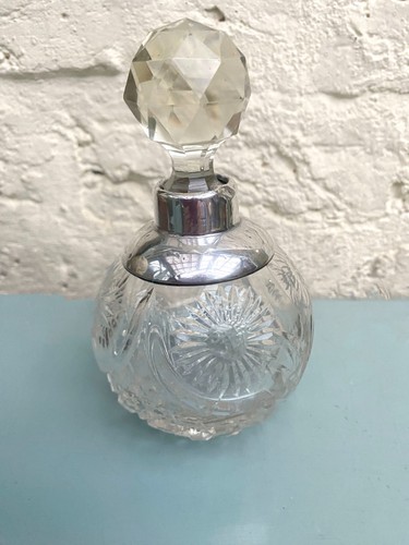 Antique cut glass perfume - antique,