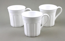 WEDGWOOD FINE BONE CHINA ENGLAND COLOSSEUM MUG BEAKER X 3 1ST MINT!
