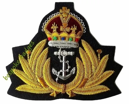 Royal navy cap badge - navy, naval