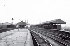 PHOTO BR British Railways Station Scene - STALYBRIDGE 1