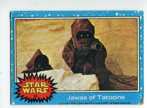 1977 topps star wars jawas - topps, #16