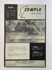 Vintage Catalog - Semple Steam