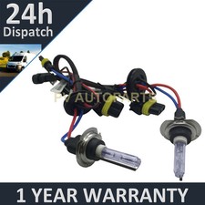 2X BULBS FOR AFTER MARKET HID CONVERSION KIT XENON 6000K ICE WHITE 55W PLUG IN