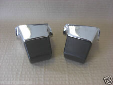 JAGUAR DAIMLER BUMPER OVERIDERS PAIR & RUBBER GASKETS DS420 LIMOUSINE HEARSE