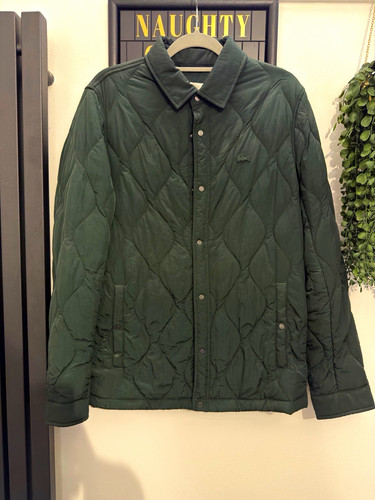Lacoste men quilted button - lacoste,
