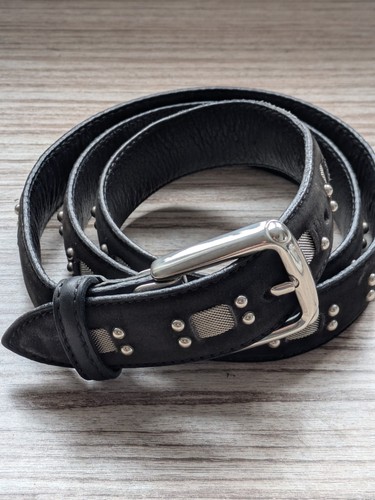 Nanni italian leather belt - leather,