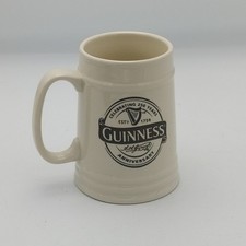 Guinness 250th Anniversary Ceramic Tankard Mug Cream Beer Stein Vintage