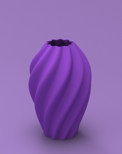 Aurelia vase modern spiral - –,