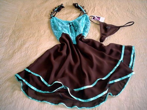 Babydoll thong set l womens - l,