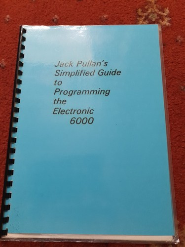Passap e6000 programming guide - e6000,