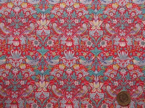 Strawberry thief liberty tana - strawberry,