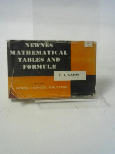 Mathematical tables and - mathematical,