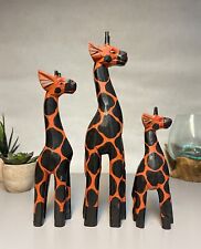 Wooden Giraffe Statues Hand