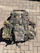 BRITISH ARMY PLCE DPM IRR BERGAN BERGEN 100 RUCKSACK Short back MTP Side Pouches