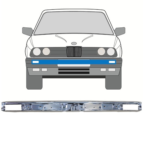 Chrome front bumper - , bmw