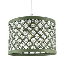 Modern Ornate Olive Green