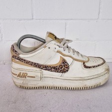 Nike Women's Air Force 1 Shadow Leopard Low Trainers Shoes Size 4.5 UK 