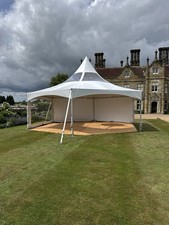 9m Hex Hi-Peak Frame Tent Marquee