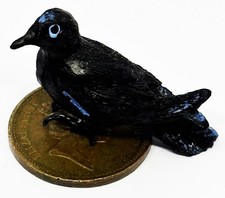 Dolls House Resin Black Bird