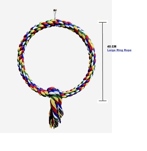 Coloured ring rope swing - ring,