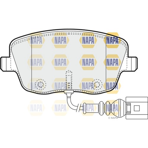 Brake pads set for seat - for, ibiza