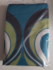 TEAL  GREEN  BLACK  WHITE  DUVET  COVER  AND  PILLOWCASE  SET  DOUBLE  BED  SIZE