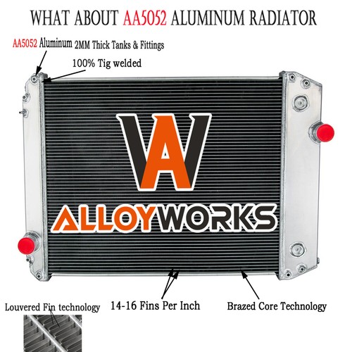 Rows radiator fit - 3-rows,